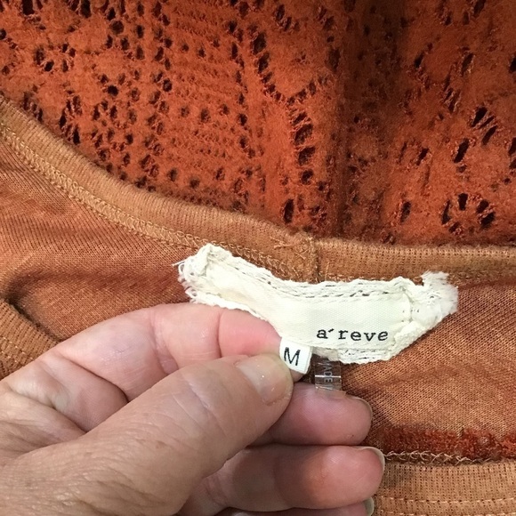 A’reve Pull On Long Sleeve Top Lace Back - Picture 8 of 8